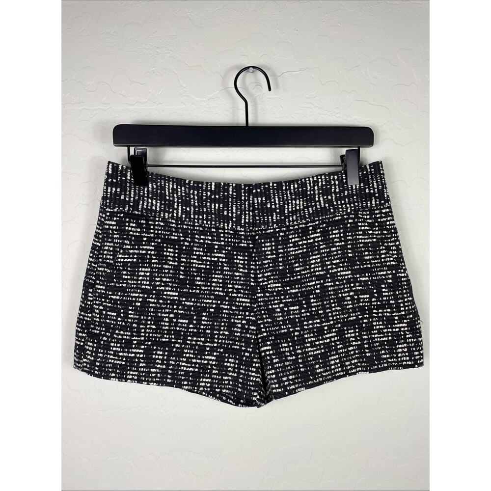 Alice + Olivia Black White Cady Shorts Size 2